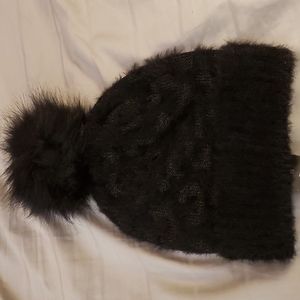 Express leopard pattern pom beanie